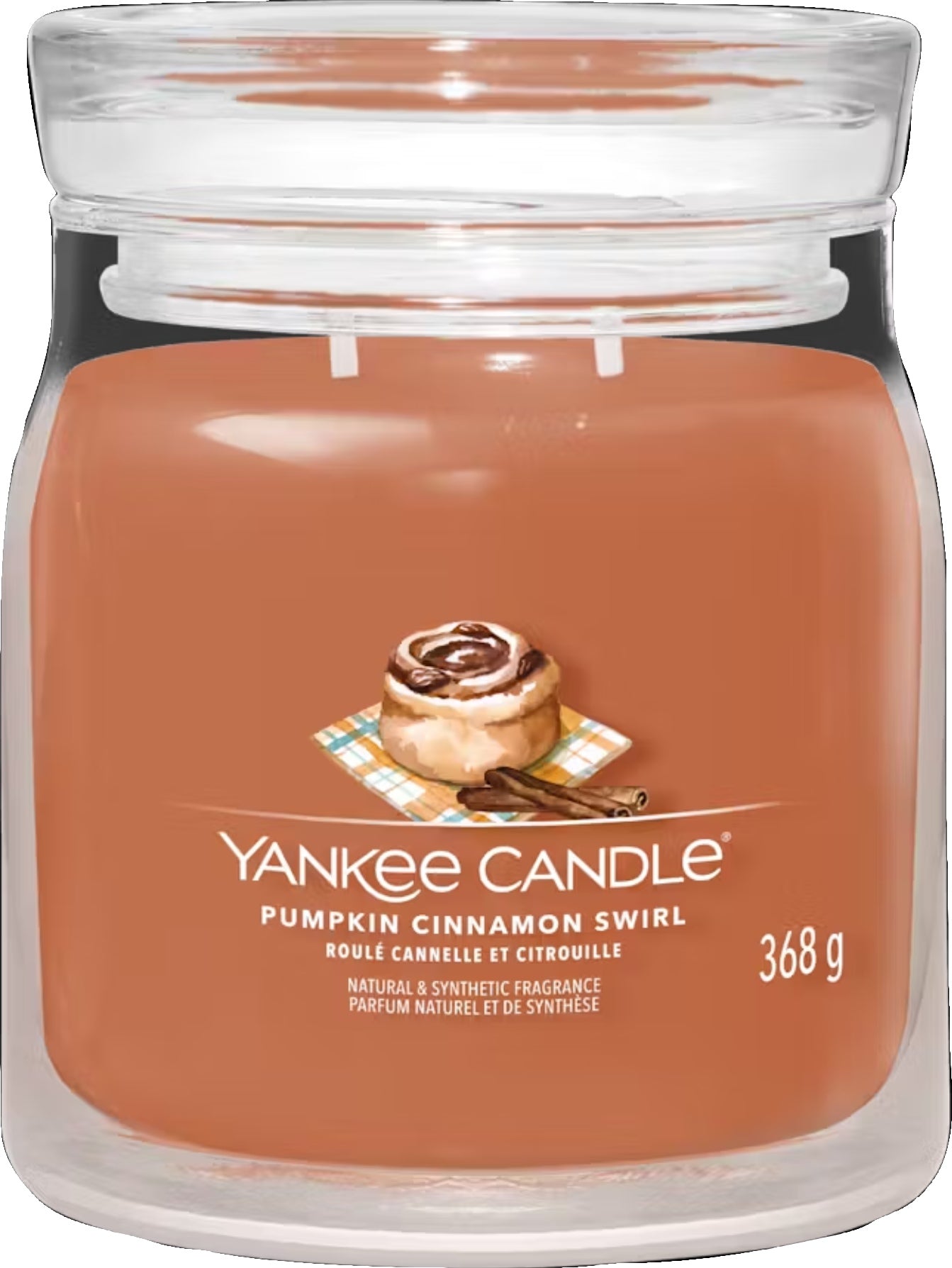 Pumpkin Cinnamon Swirl - Medium Signature Yankee Candle