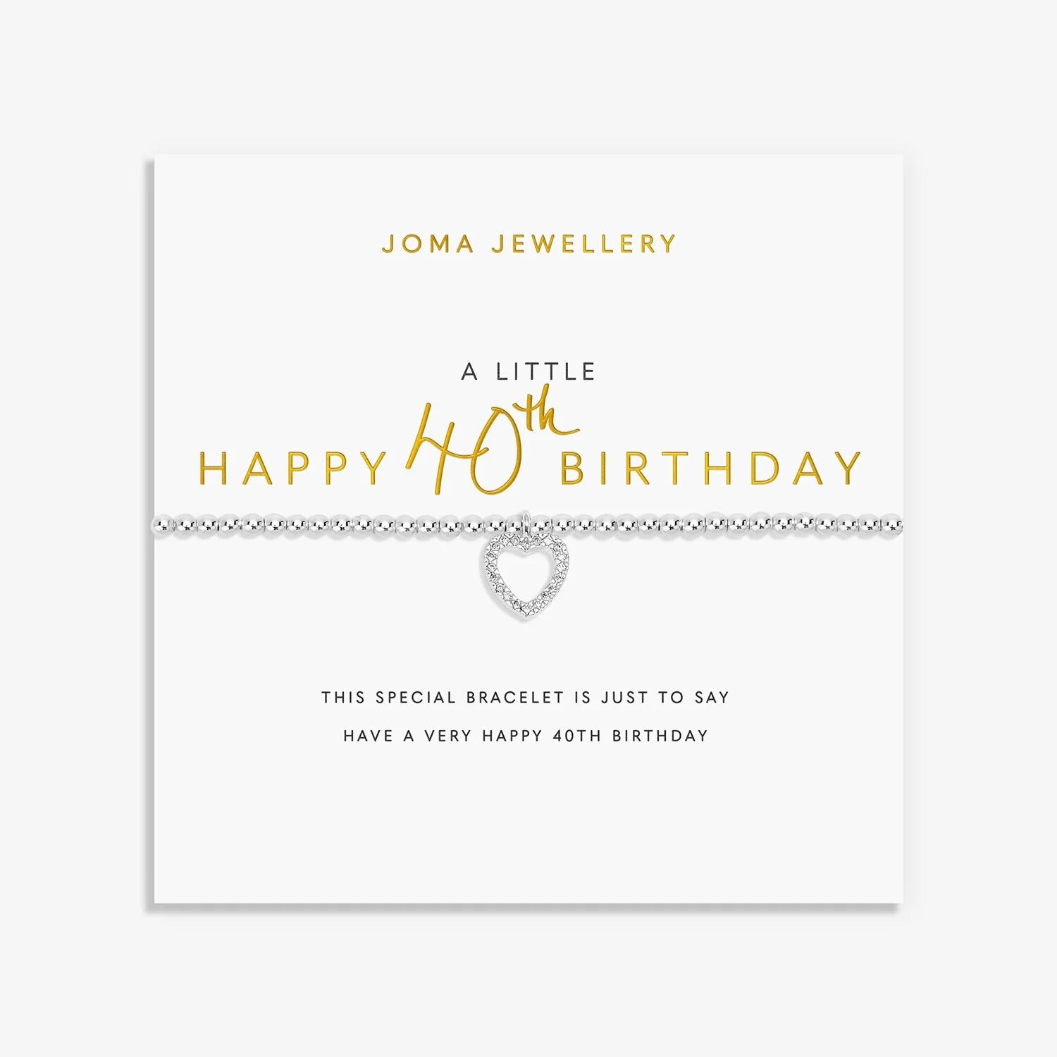 Joma Jewellery - A Little Happy 40th Birthday