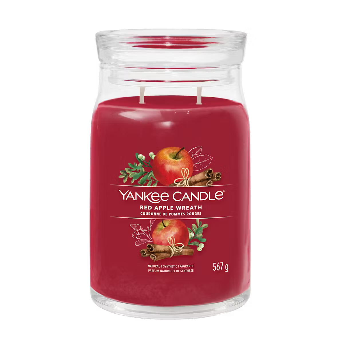 Red Apple Wreath - Large Yankee Candle Signature Jar