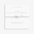 Joma Jewellery A Little Beautiful Bestie Bracelet - Silver Plated Gift
