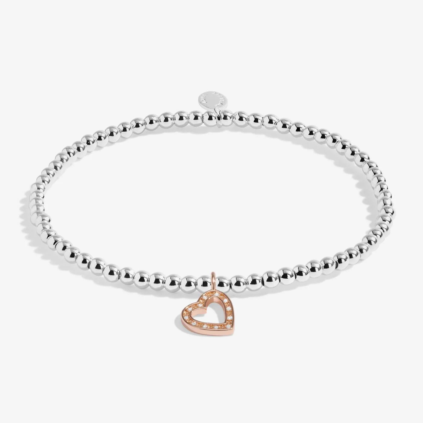Joma A Little 'Happy Birthday Beautiful' Bracelet – Silver & Rose Gold