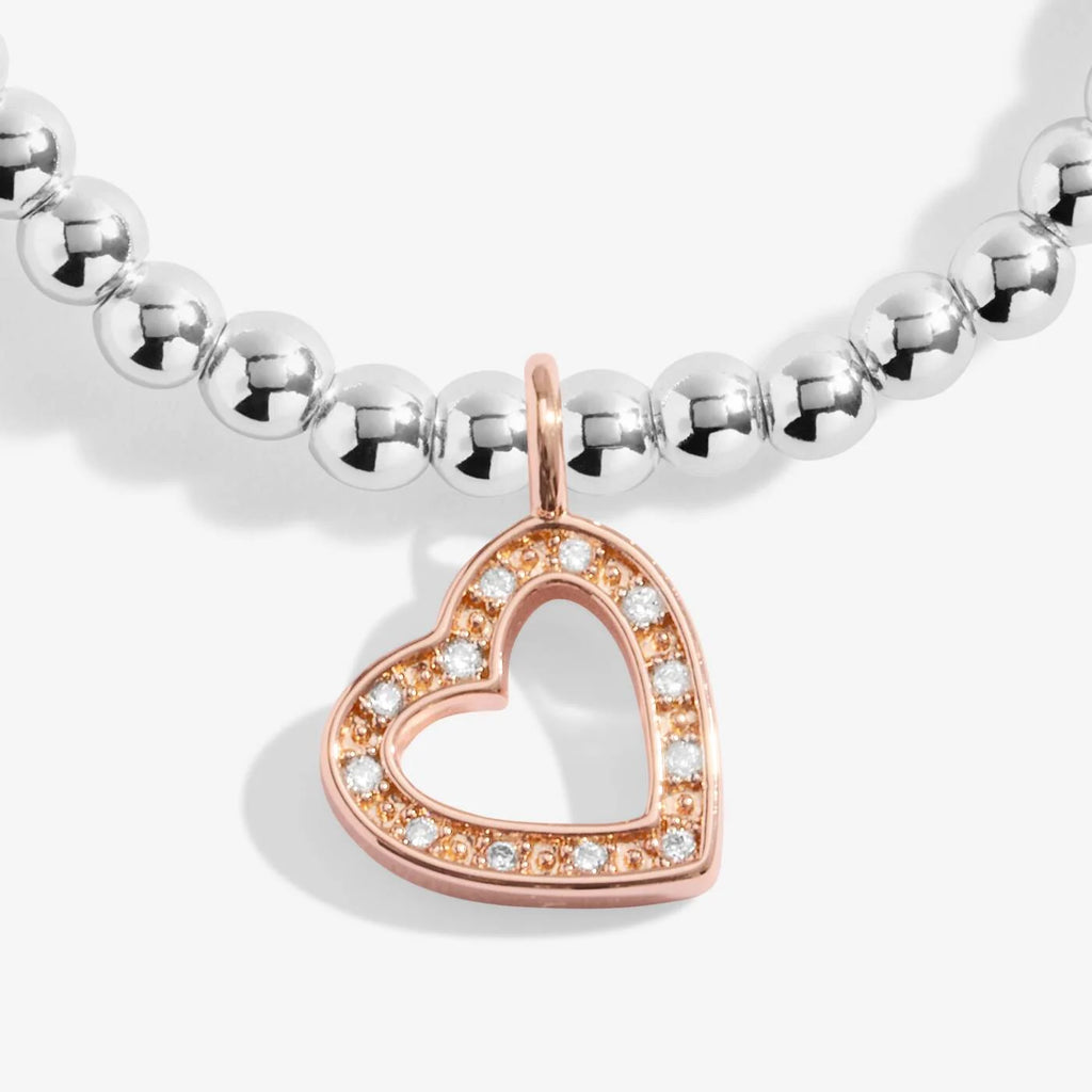 Joma A Little 'Happy Birthday Beautiful' Bracelet – Silver & Rose Gold