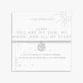 You Are My Sun Moon Stars Bracelet | Silver Plated Gift | Joma Jewellery