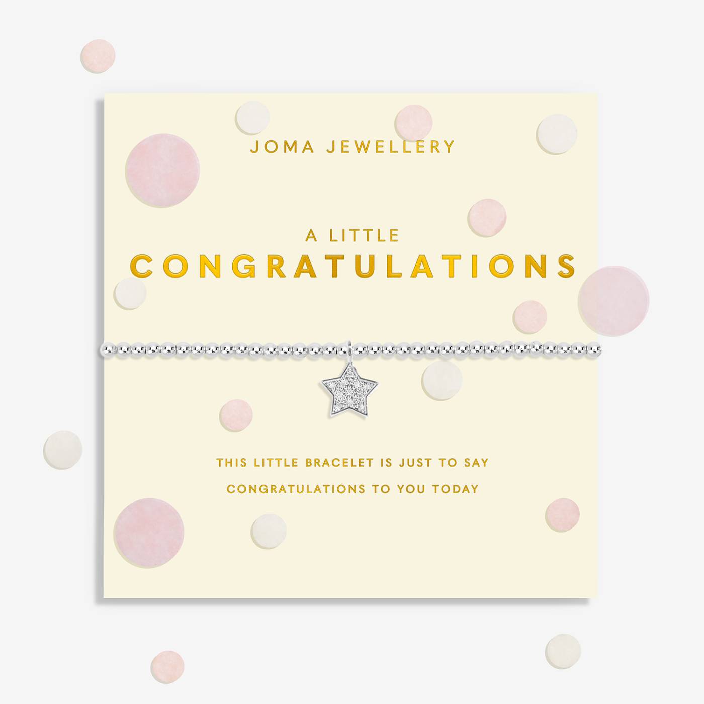Confetti A Little 'Congratulations' Bracelet - Joma