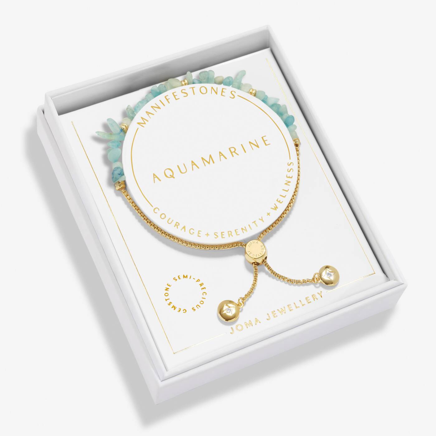 Manifestones Aquamarine Bracelet