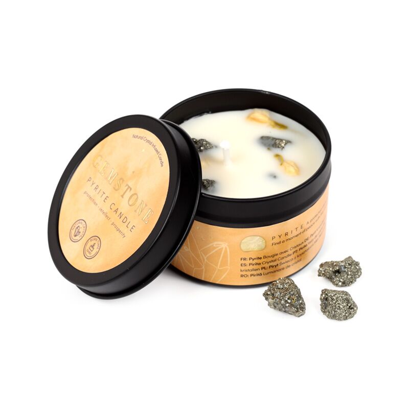 Gemstones Candles - Pyrite