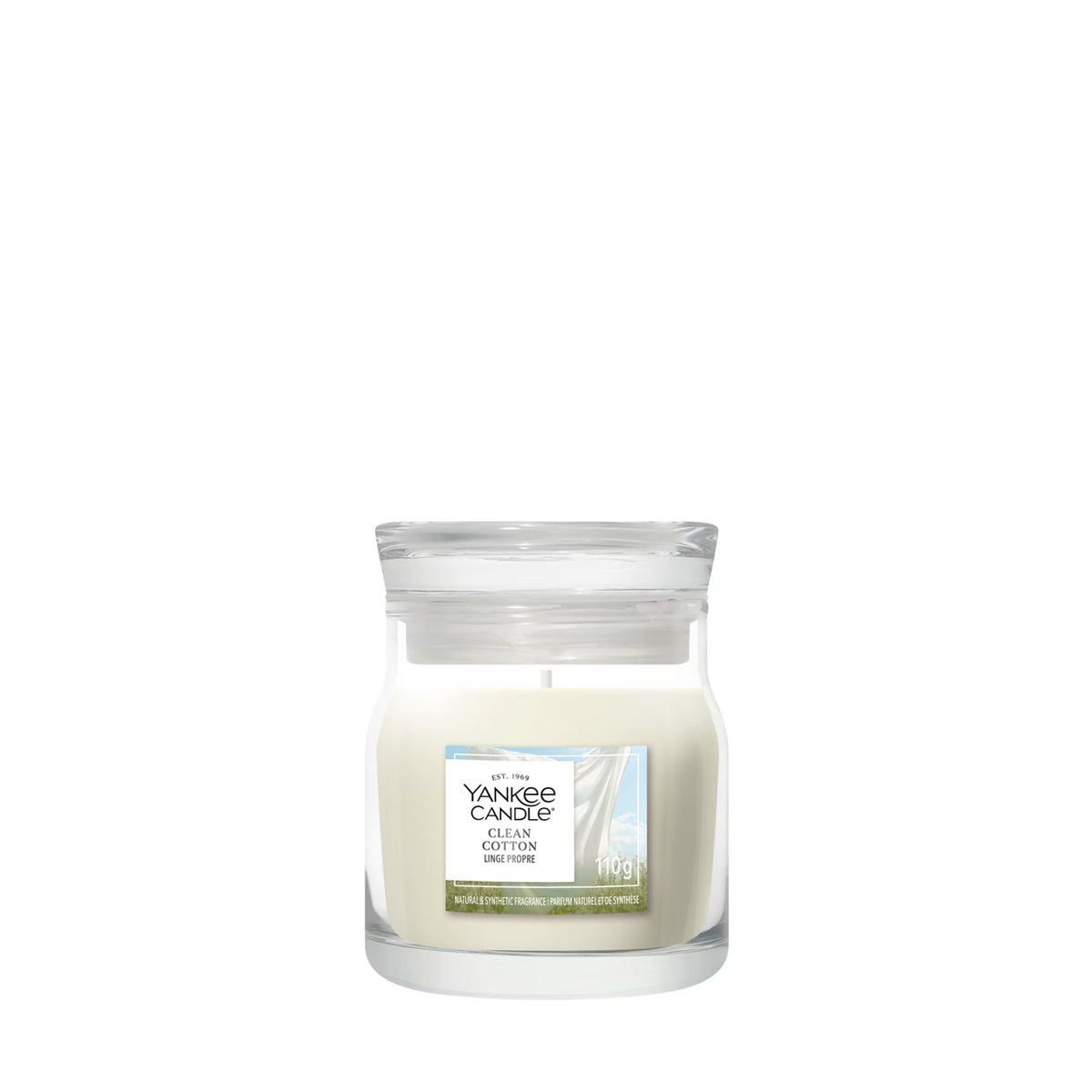 Clean Cotton - Yankee Candle - (Small Signature Jar)
