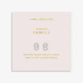 ' Forever Family ' Earrings /Joma Jewellery/Silver plated