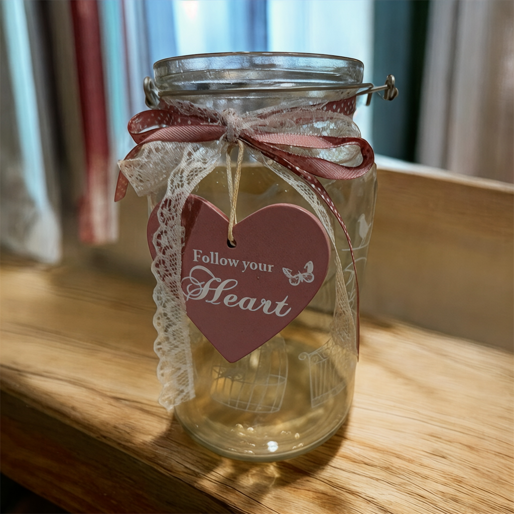 Follow Your Heart - Candle Holder