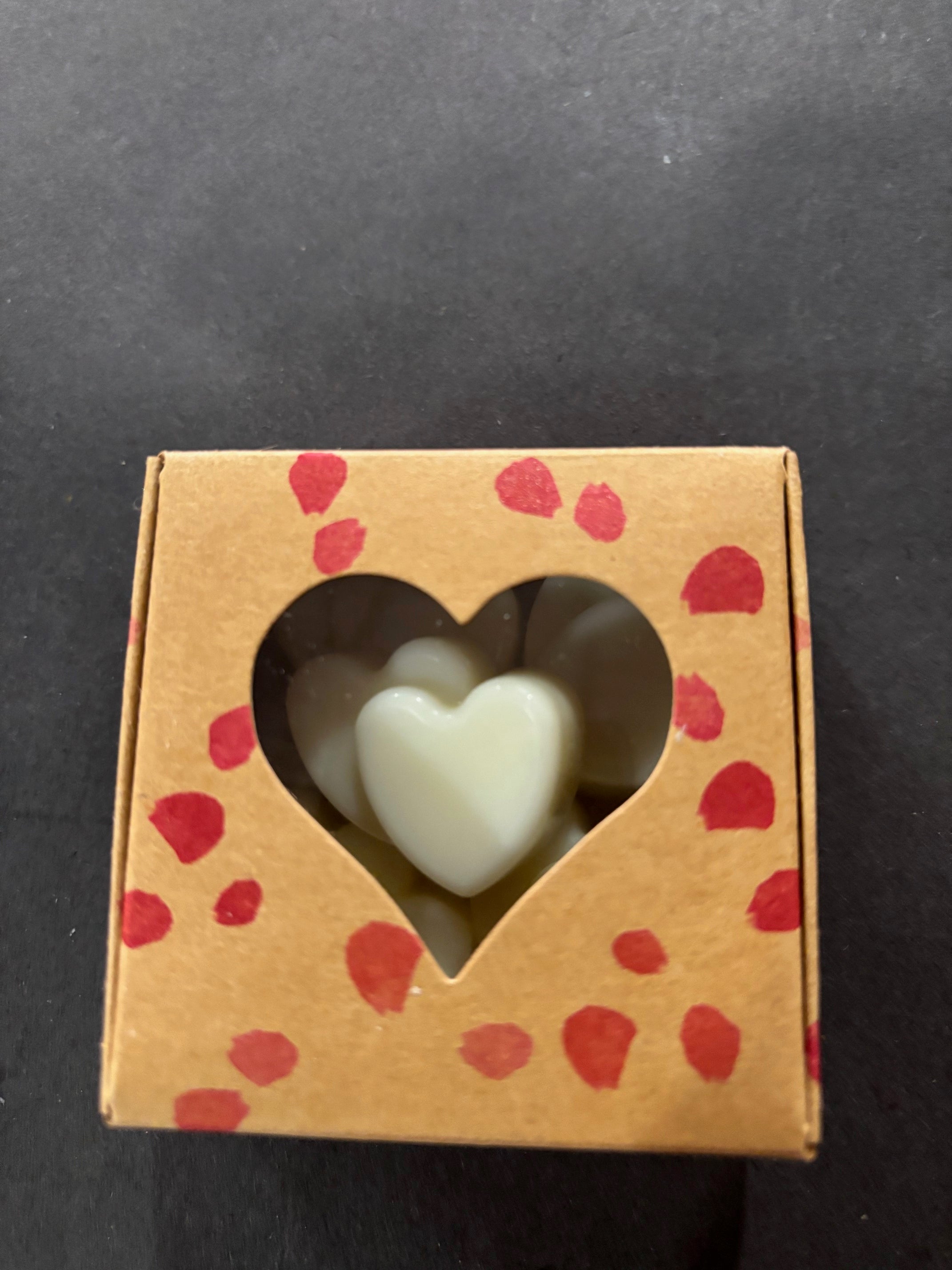 Candles Plus Wax Melts - Lemongrass mini hearts - gift boxed