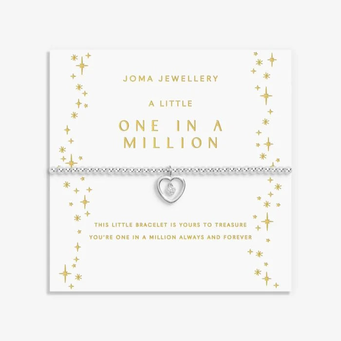 Christmas A Little 'One In A Million' Bracelet/ Joma Jewellery/ Silver plated