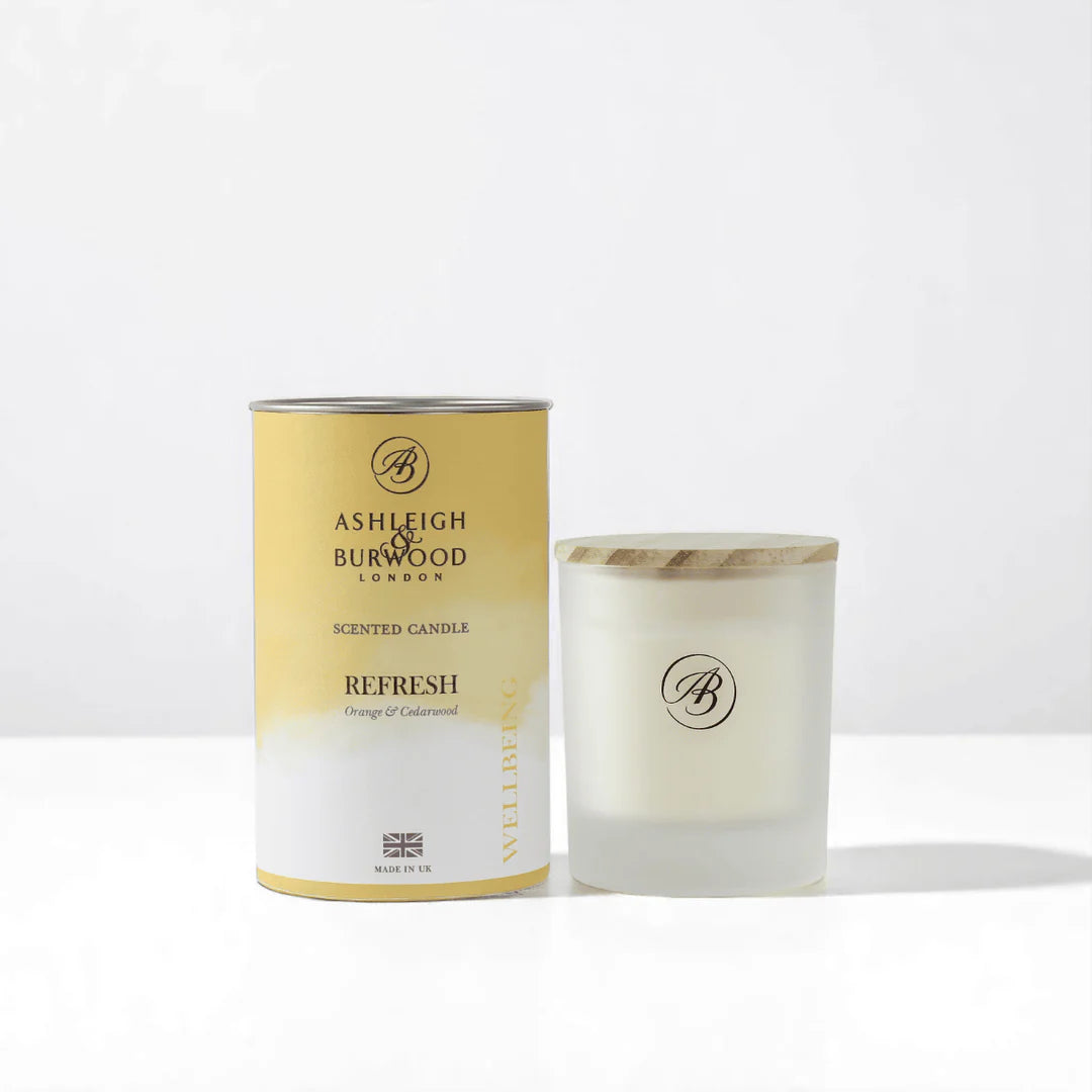 Ashleigh & Burwood Refresh Orange & Cedarwood Candle - Natural Soy Wax Blend
