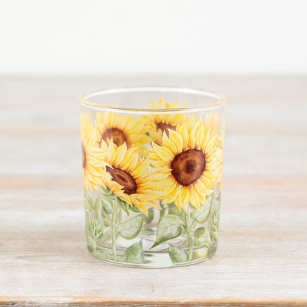 Sunflower Candle Holder, 8cm