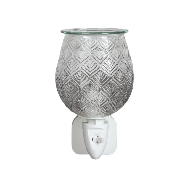 Aroma  - Clear Leaf Plug-in Wax Melter 12cm