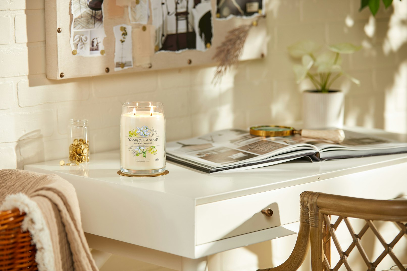 Clean Cotton - Yankee Candle Large Signature Jar