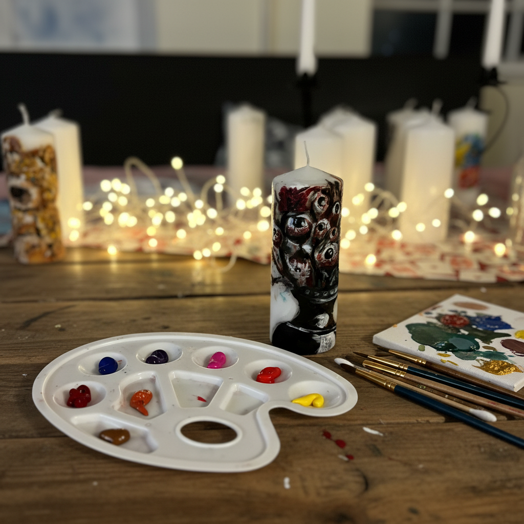 Candle Painting lifestyle