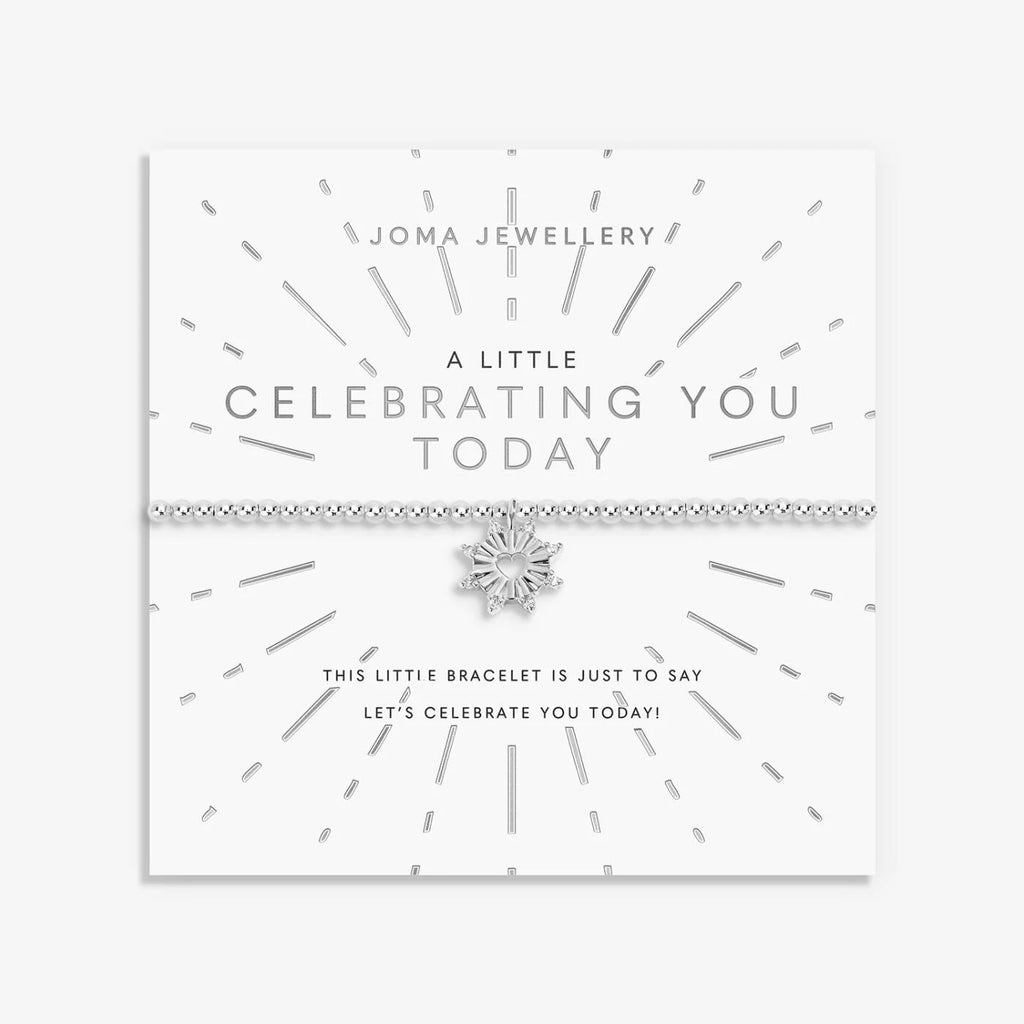 A Little 'Celebrating You Today' Bracelet in Silver Plating