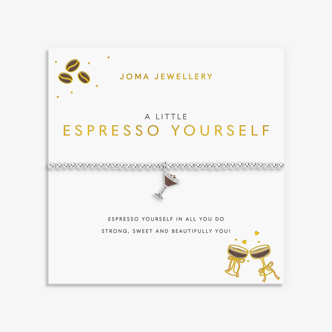 A Little Vibes 'Espresso Yourself' Bracelet - Joma
