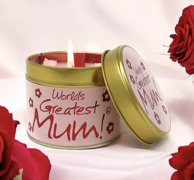 Lily Flame World's Greatest Mum Scented Tinned Candle