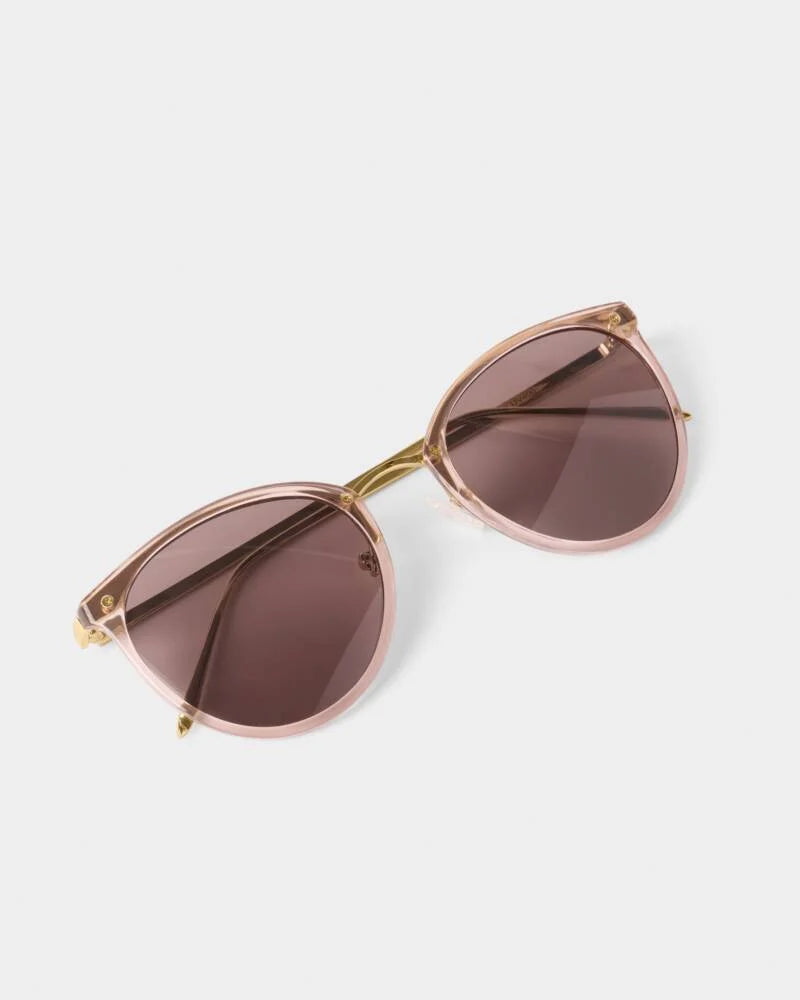 Santorini Sunglasses in Rose Gold