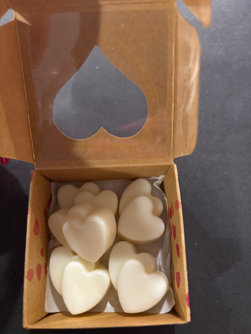 Candles Plus Wax Melts - Lemongrass mini hearts - gift boxed
