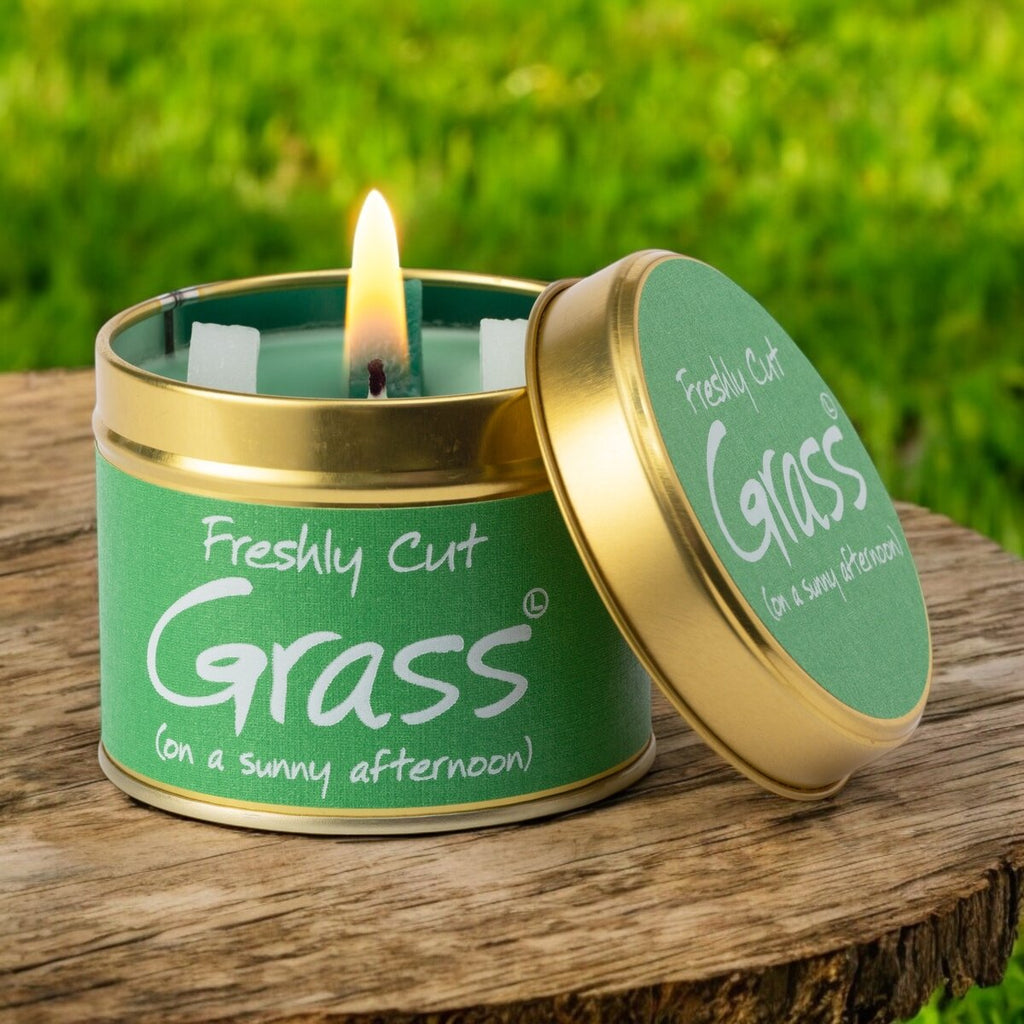Lily Flame - Freshly Cut Grass Scented Tinned Candle