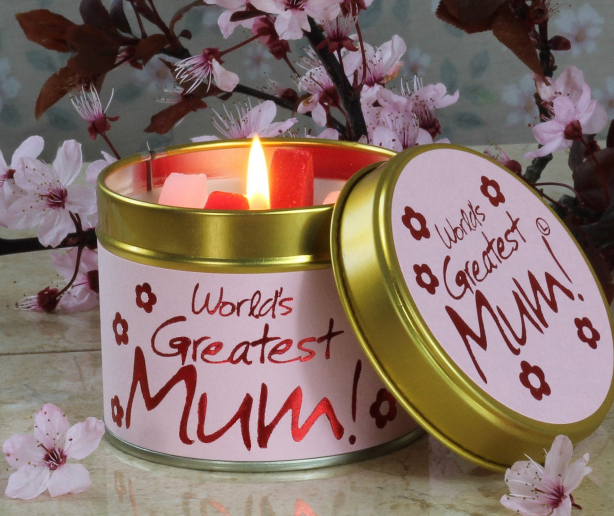 Lily Flame World's Greatest Mum Scented Tinned Candle