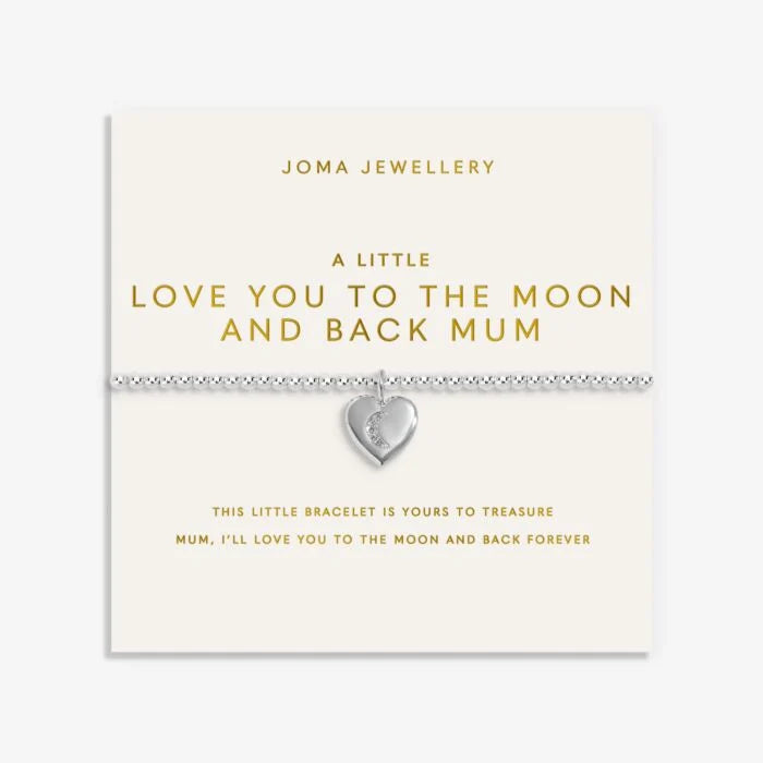 Joma Jewellery - A Little 'Love You To The Moon And Back' Bracelet