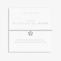 A Little 'Wonderful Nana' Bracelet in Silver Plating/Joma Jewellery/Silver Plated