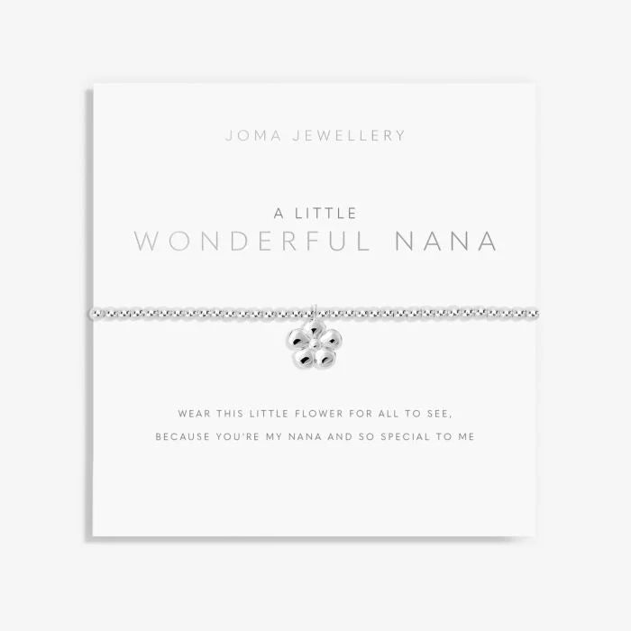 A Little 'Wonderful Nana' Bracelet in Silver Plating/Joma Jewellery/Silver Plated