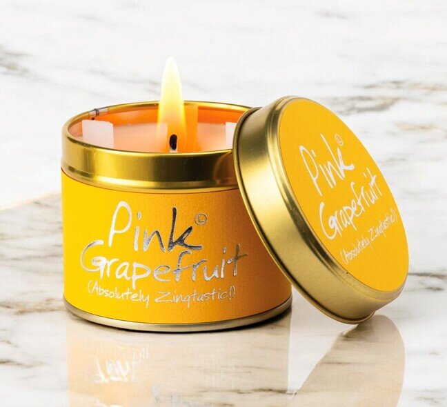 Lily Flame -  Pink Grapefruit - Candle In a Tin