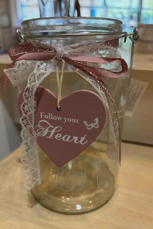 Follow Your Heart - Candle Holder