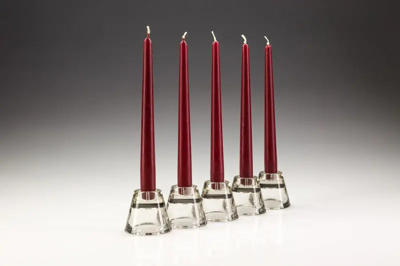 Wine Red 25cm (10inch) tapered dinner candle