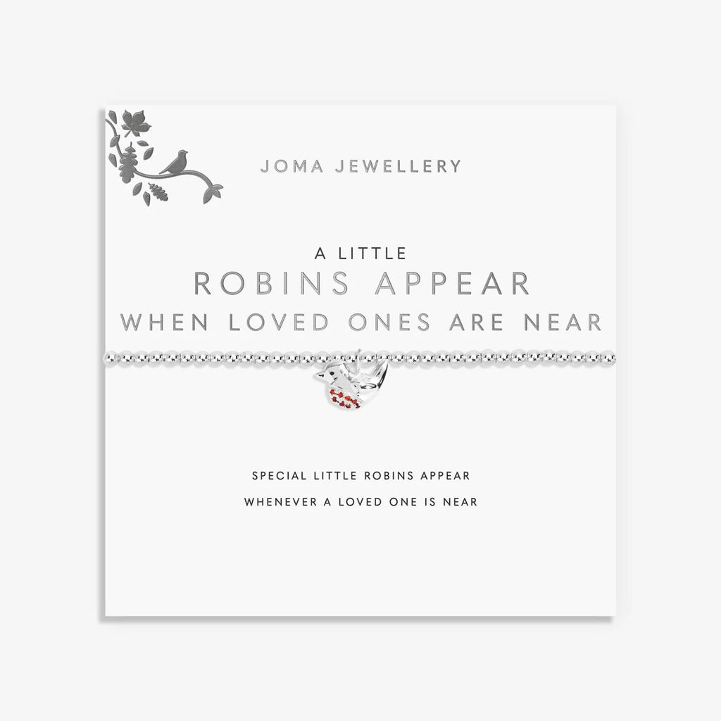 A Little 'Robins Appear When Loved Ones Are Near' Bracelet