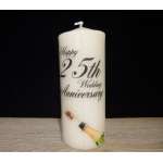 Personalised Candles - Ready Made Candles - Anniversary Candles