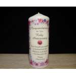 Personalised Candles - Ready Made Candles - Anniversary Candles
