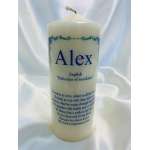 Personalised Candles - Ready Made Candles - Name Candles